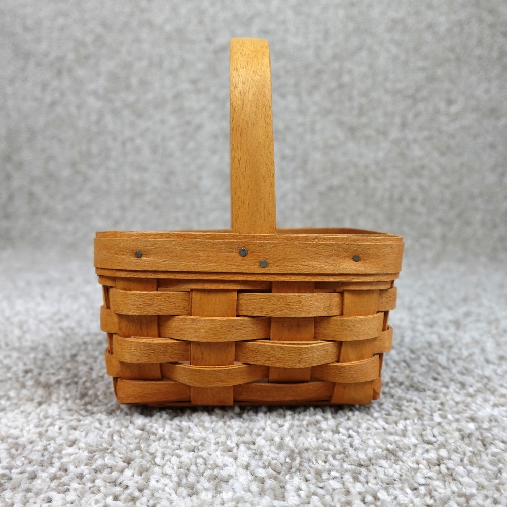 Longaberger 1995 Horizon of Hope Basket American Cancer Society Handwoven Maple